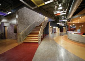 The Vineyard Church Community Center lobby