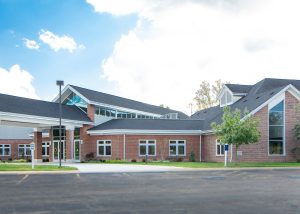 exterior front of building