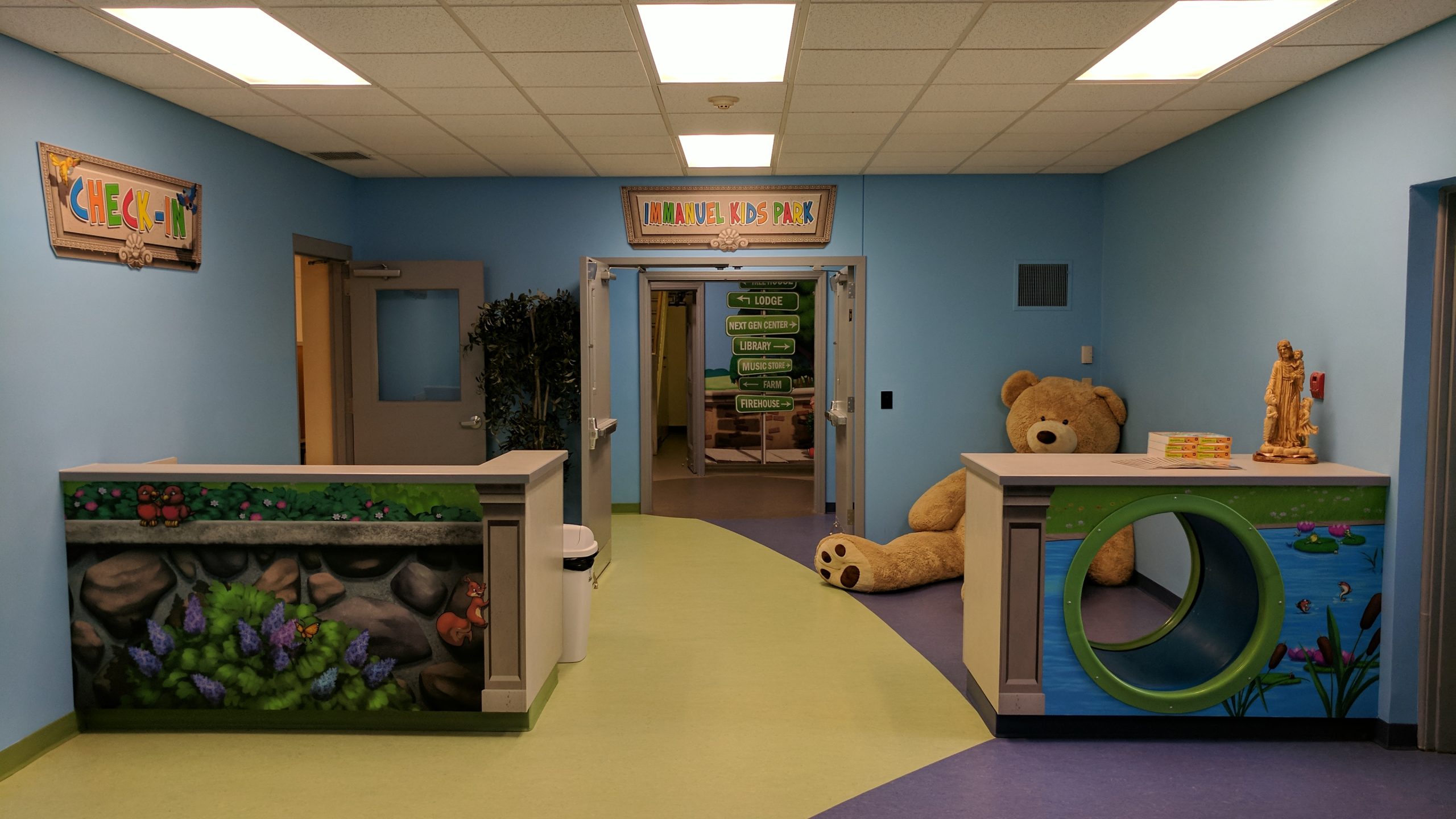 Children's check in